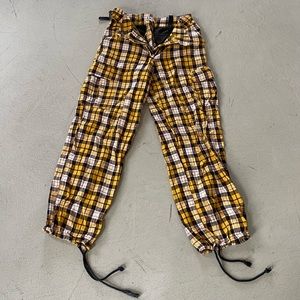 I am Gia plaid army style pants